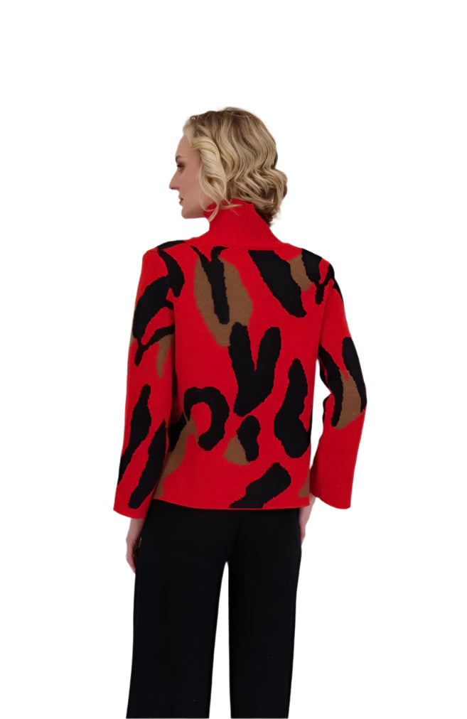 Gabby Isabella Classy Camo Sweater 524540