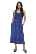 Carré Noir Linen Maxi Dress 7821
