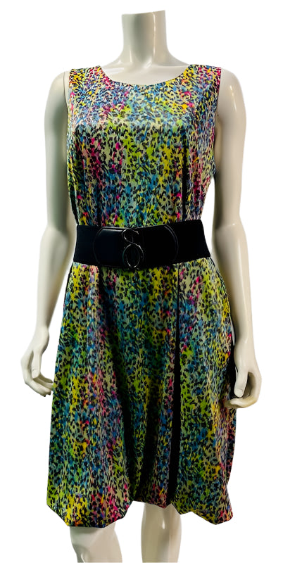 Samuel Dong Cheetah Print Dress S22014