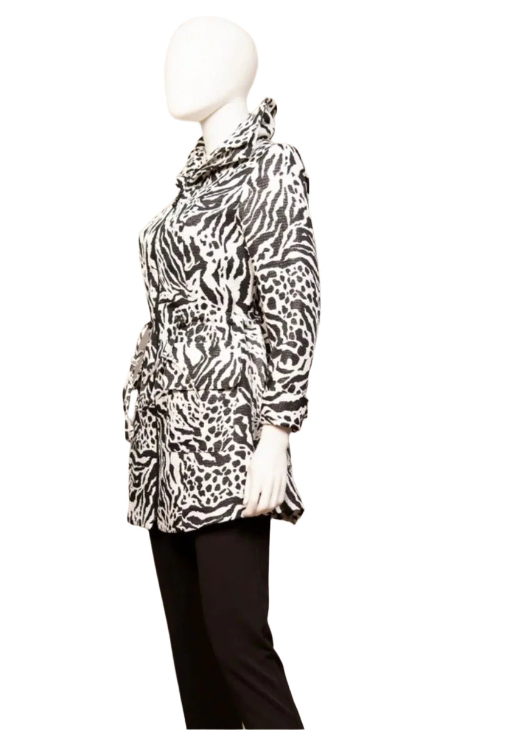 Samuel Dong Animal Print Jacket S20027