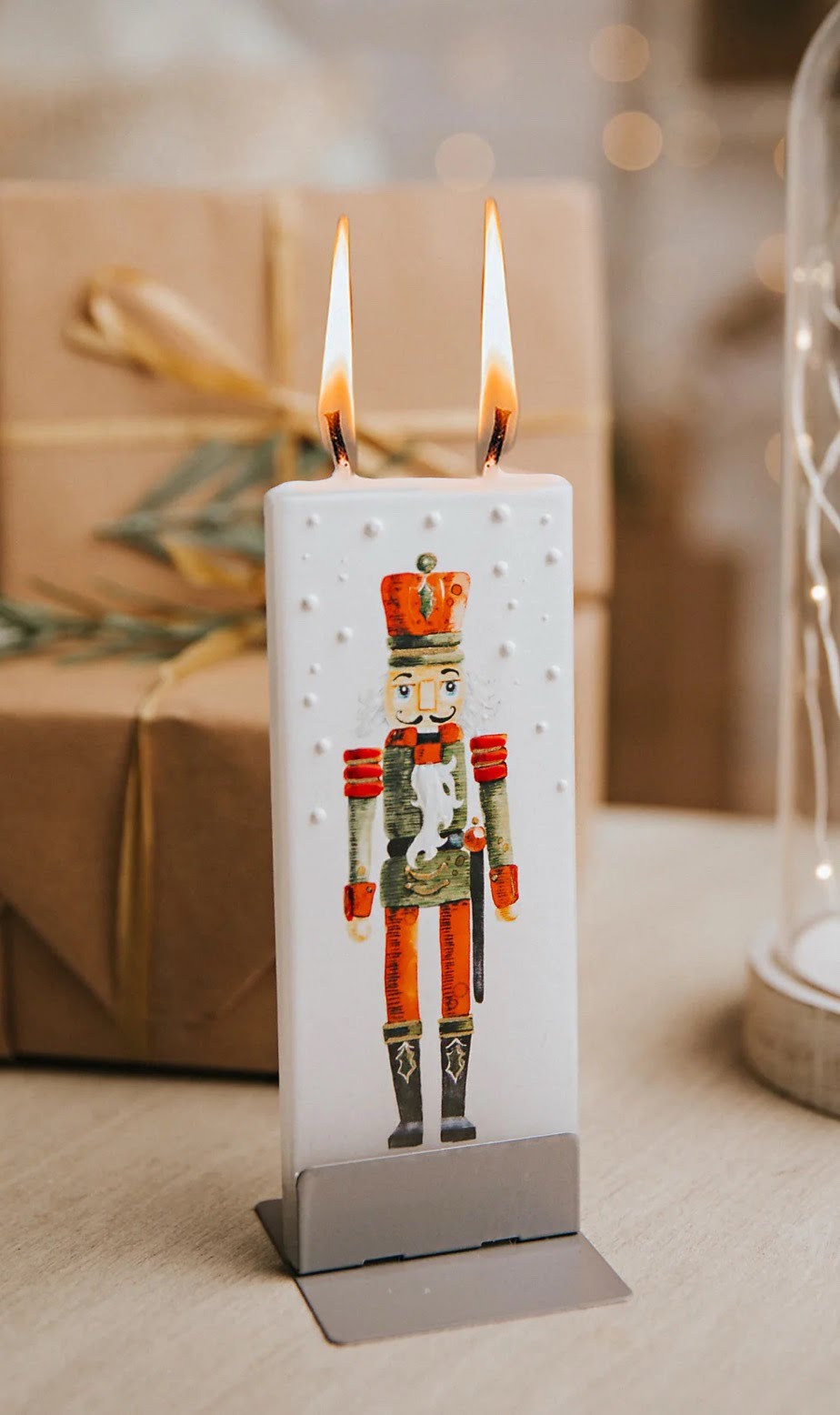 Flatyz Christmas Nutcracker Candle