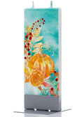 Flatyz Fall Pumpkins in Turquoise Sky Candle