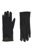 Coco + Carmen Houndstooth Bow Touchscreen Gloves