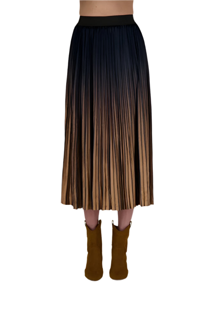 Spanner Pleated Ombre Skirt 424244