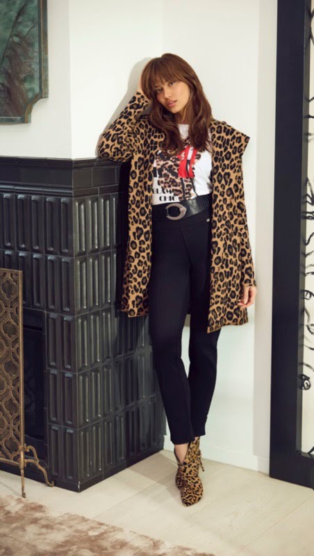 Frank Lyman Leopard Print Cardigan 253812