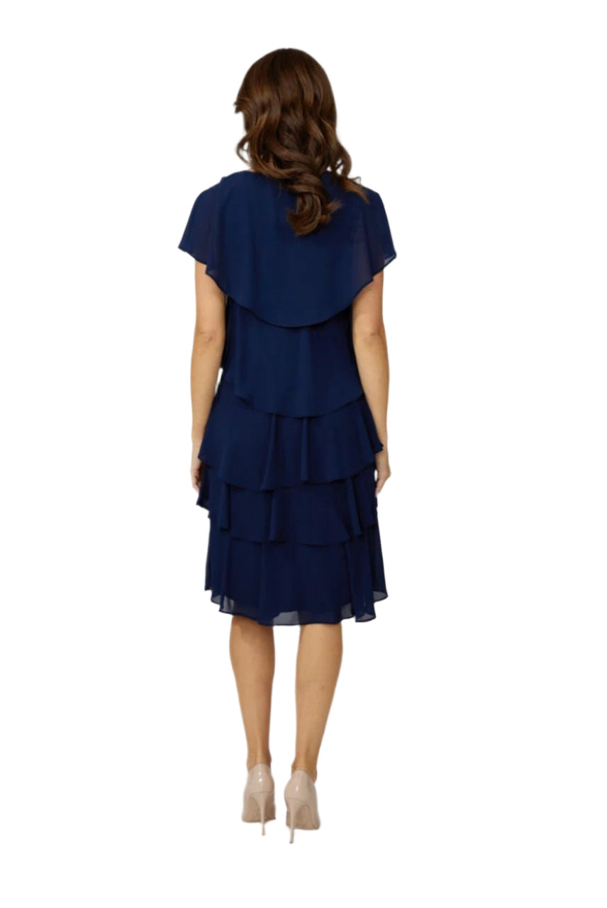 Compli K Elegant Layered Party Dress 50006