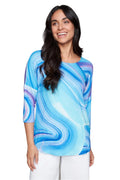 Claire Desjardins Swirl Top 92009