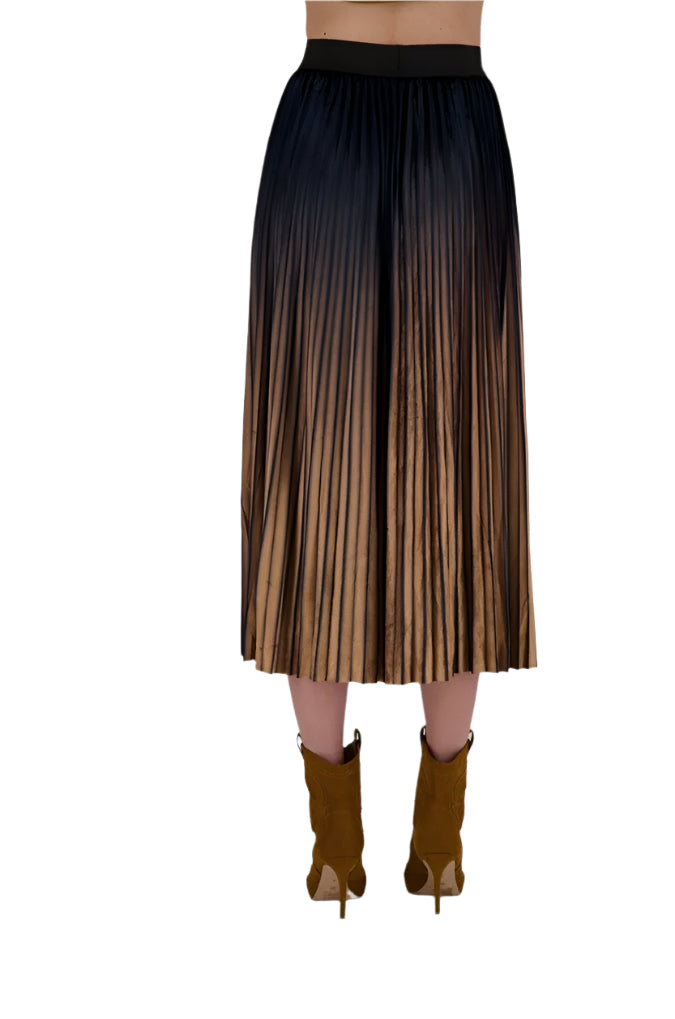 Spanner Pleated Ombre Skirt 424244