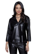 Compli K Faux Leather Swing Jacket 33718