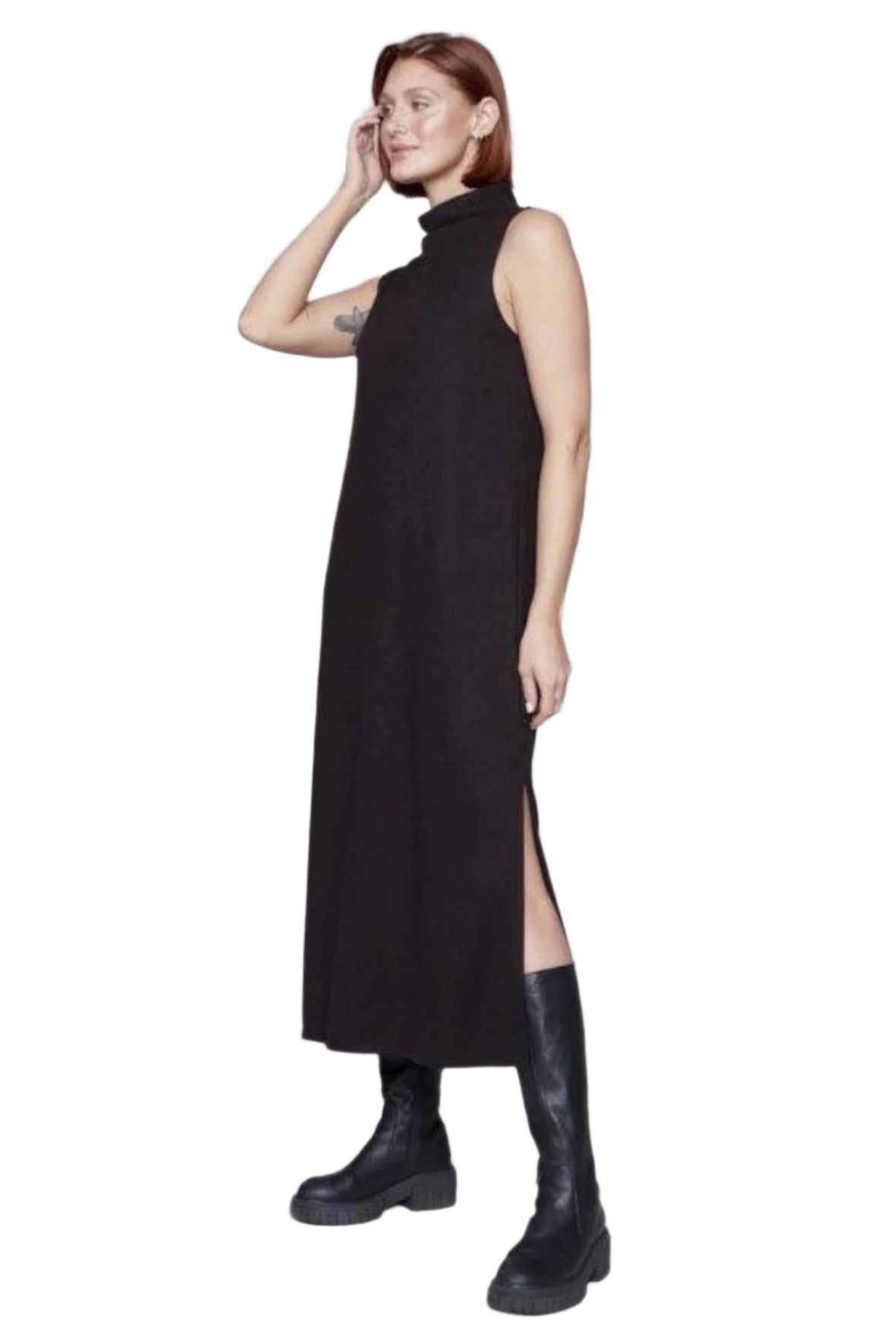 Compli K Sleeveless Mock Neck Dress 33740