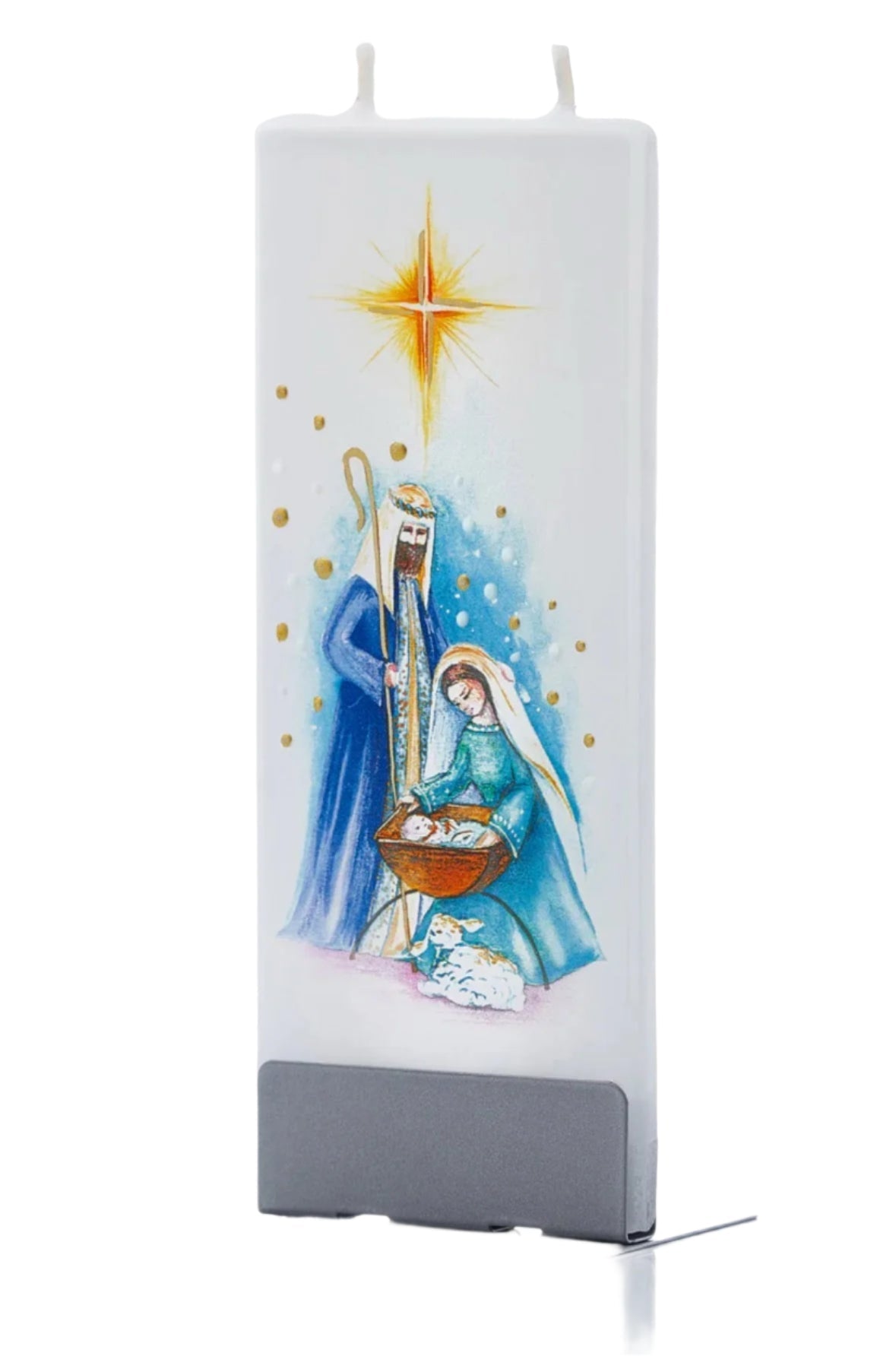Flatyz Nativity Scene Candle