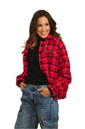 Carré Noir Red Plaid Jacket 7547