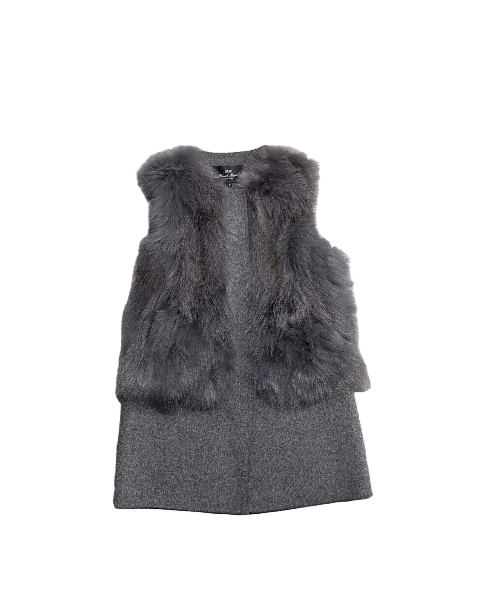 Diana Rosh Arctic Fox Vest