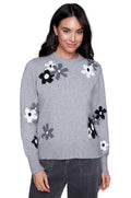 Carré Noir Floral Sweater 8221