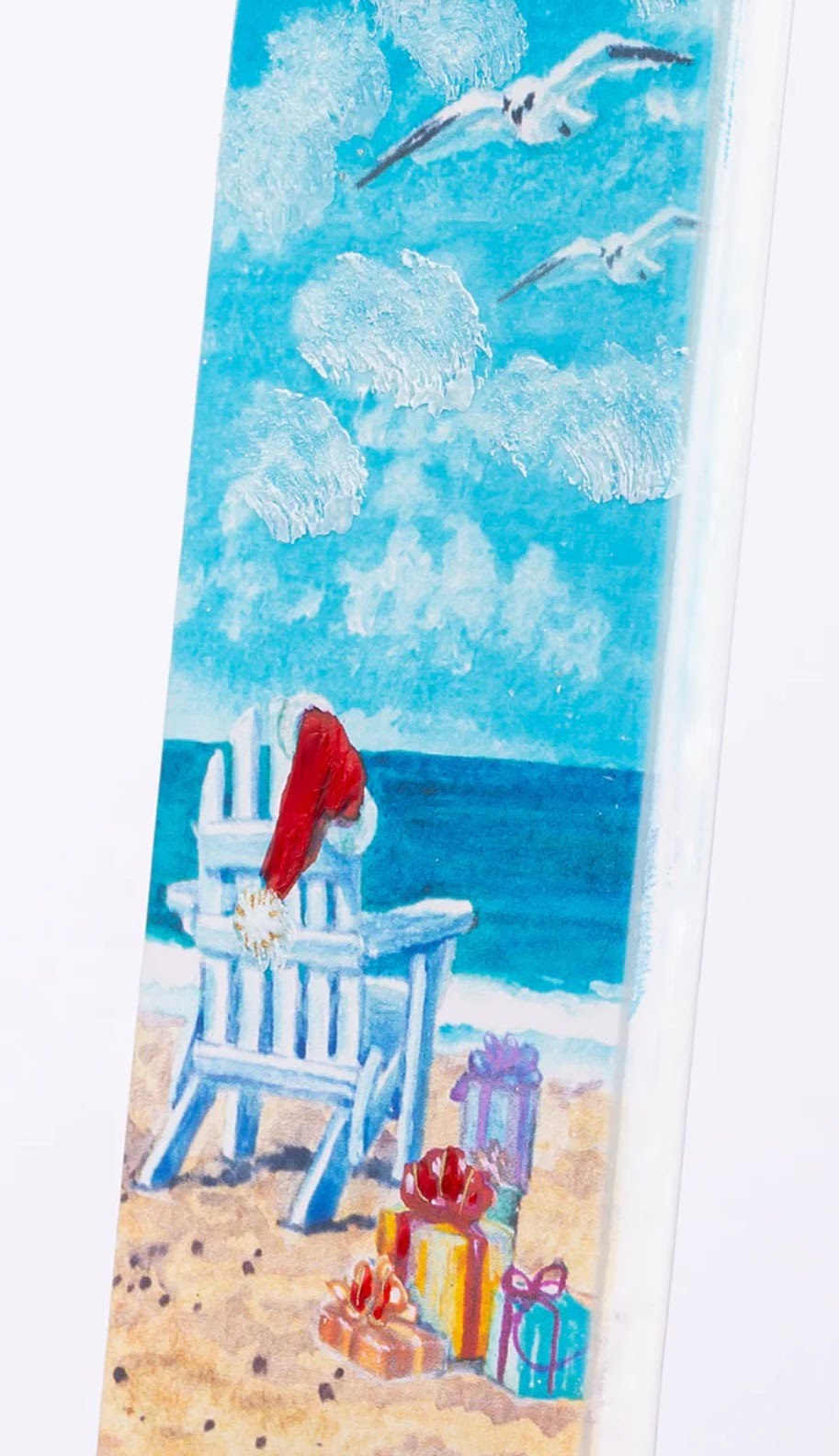 Flatyz Santa's Beach Chair Candle