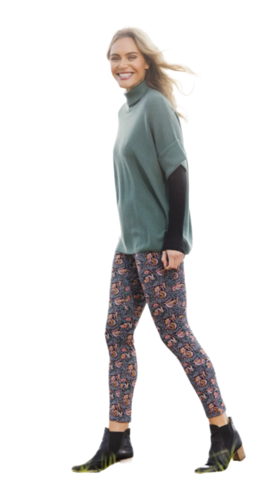 FOIL Pic of the Bunch Ponti Pants 5189P