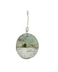 Trish McFerran Snowy Day Encaustic Art Ornament