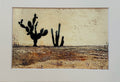 Trish McFerran Desert Cactus Encaustic Print