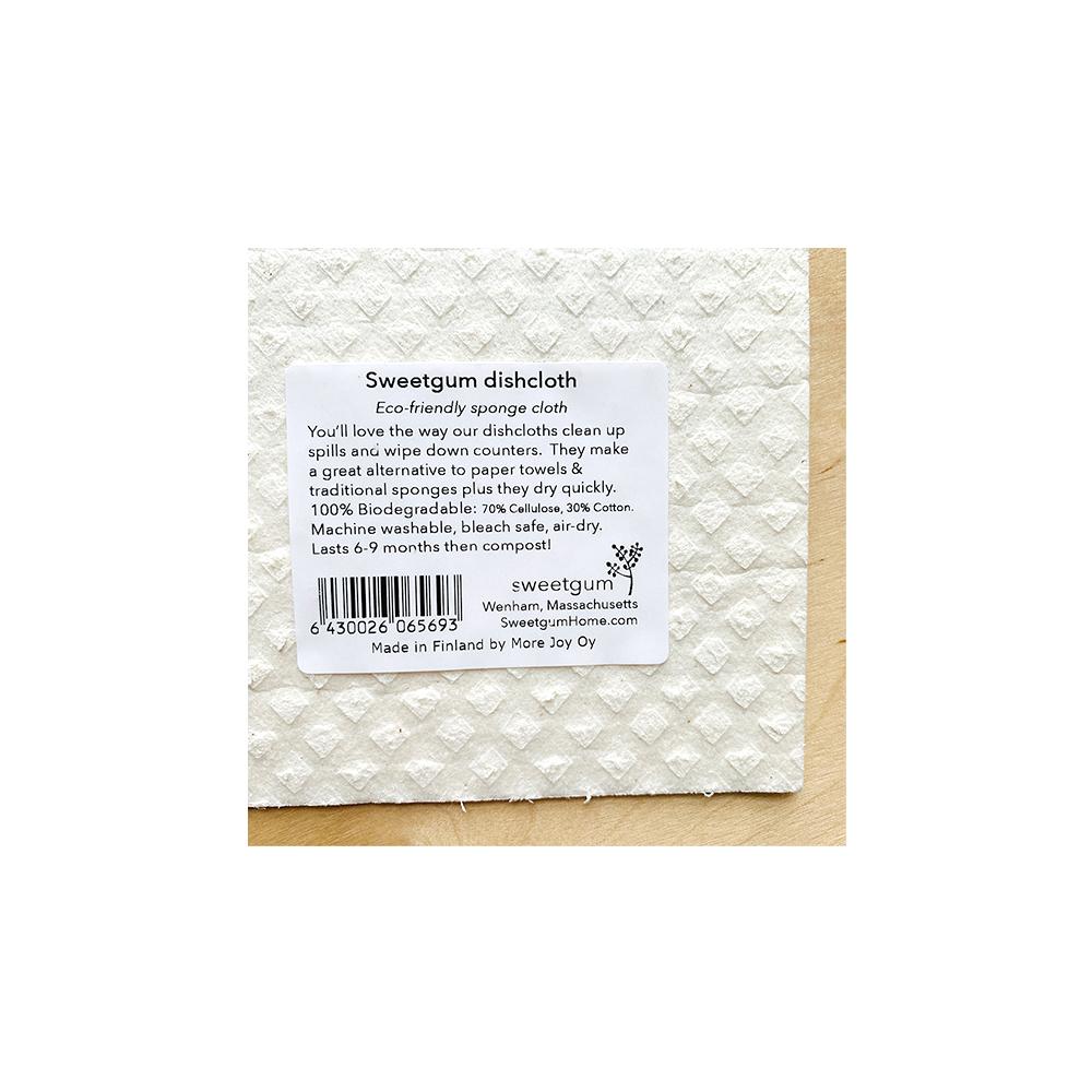 Avocado Swedish Dishcloth | Green/ Coral | Sweetgum Home