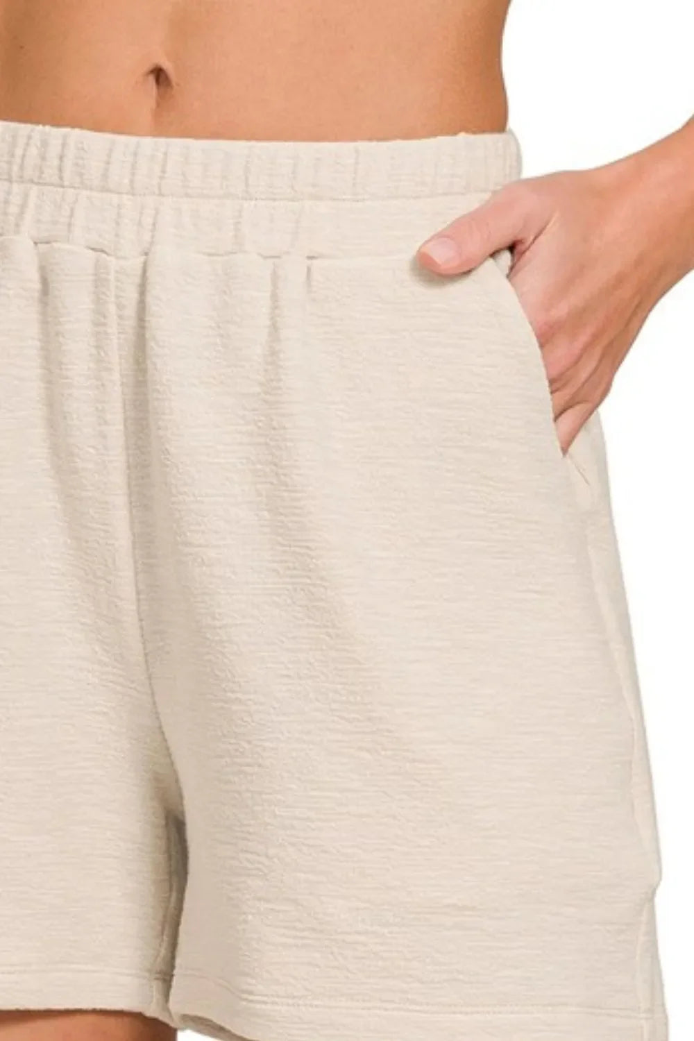 Cotton Slub Short Pants