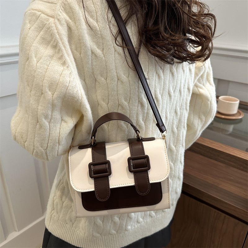 Trendy Small Square Underarm Crossbody Bag for Women - PU Leather Streetwear Shoulder Bag