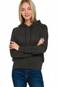 Drawstring Scuba Hoodie