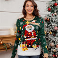 Fashionable Christmas Round Neck Pullover Sweater