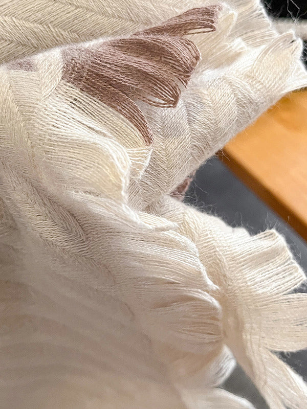 Urban Imitated Cashmere Stripped Warm Shawl&Scarf