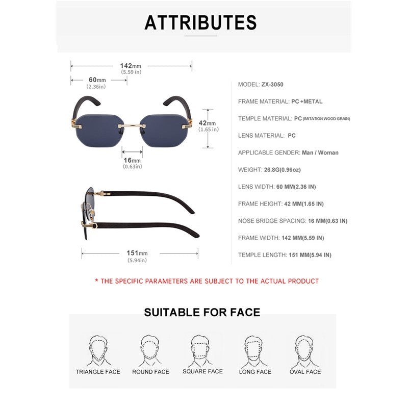 UV400 Sun Protection Fashion Retro Outdoor Eyewear Sunglasses