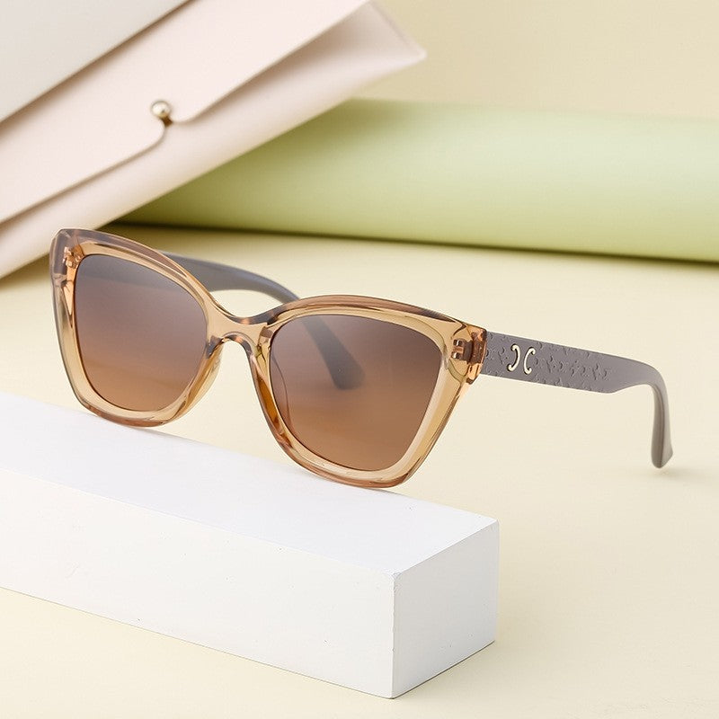 Women Fashion Cat Eye Sunscreen Sunglasses