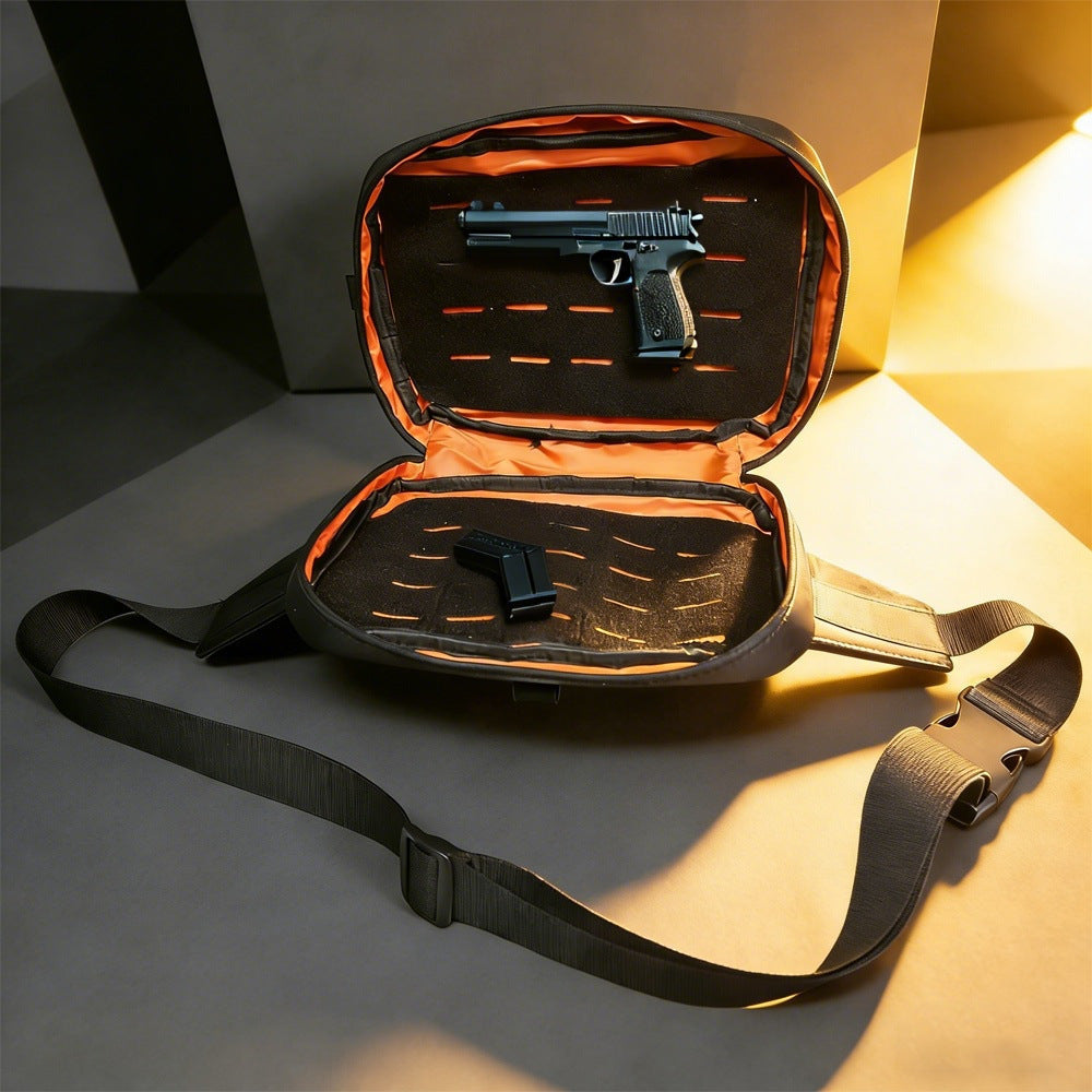 Magnetic Quick Release Holster Crossbody Shoulder Bag for Men – Lightweight Oxford Cloth