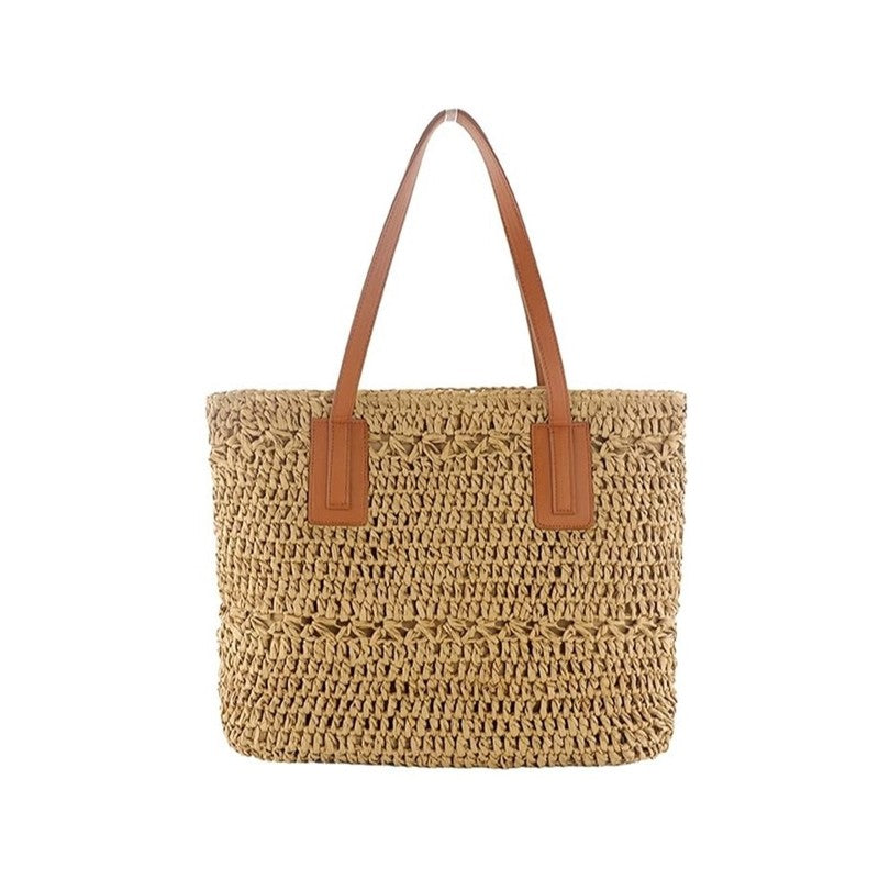 Stylish Hand-Woven Beach Shoulder Tote