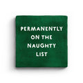 Permanently On The Naughty List Marble Coaster