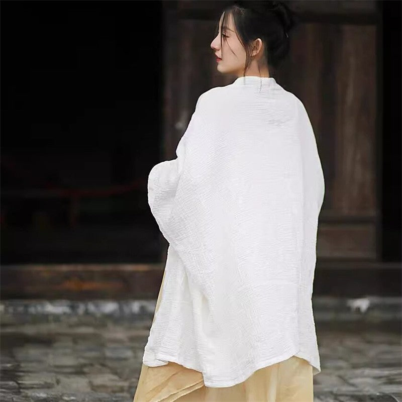 Cozy Relaxed-Fit Oversized Solid Cardigan