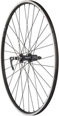 Quality Wheels Value Double Wall Series Rear Wheel - 700 QR x 135mm Rim Brake HG 10 BLK Clincher 32H