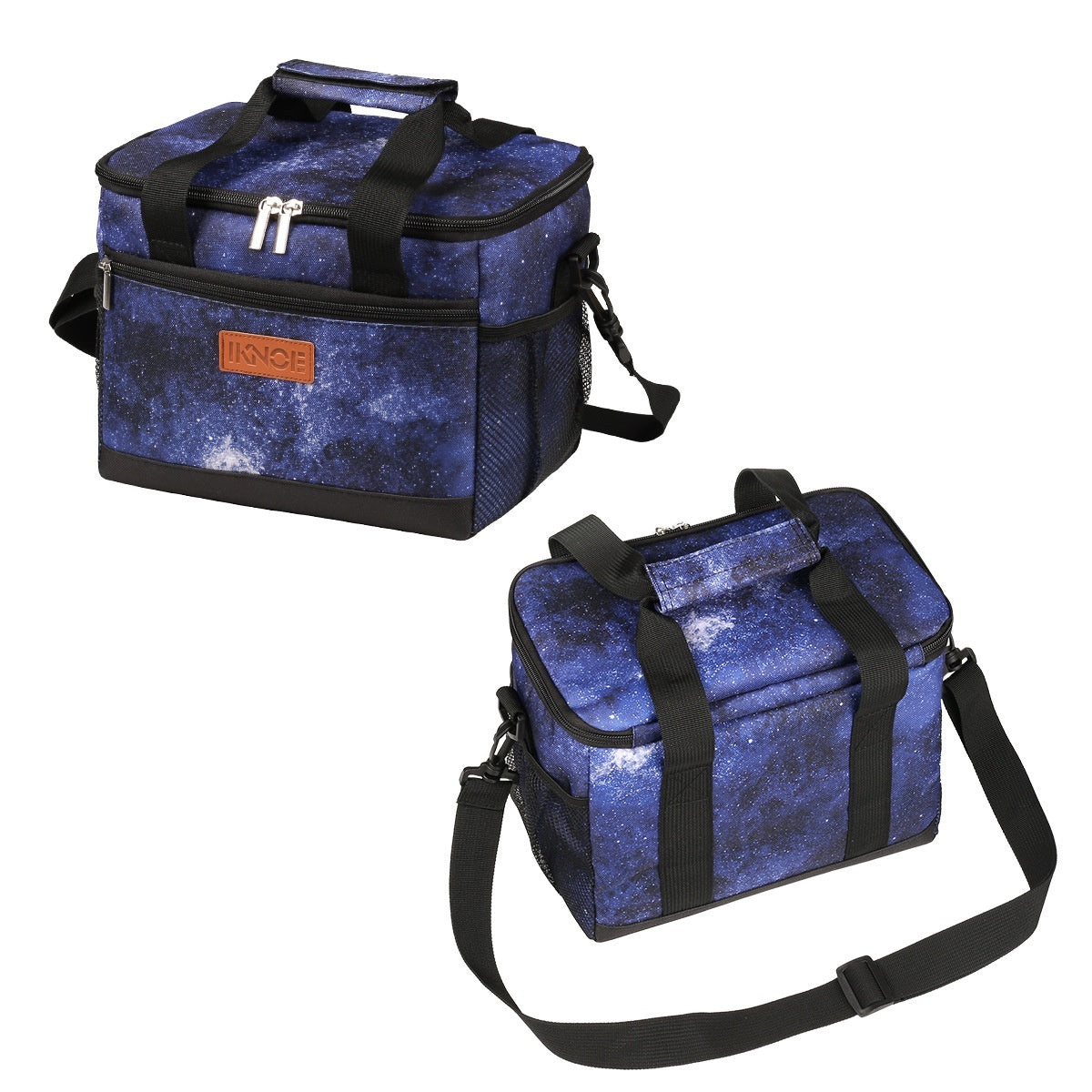 Insulated Tote Bag - Foldable Oxford Fabric Cooler Lunch Bag for Women