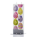 Flatyz Brightly Decorated Easter Eggs Candle
