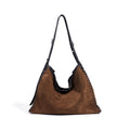 Women's Matte Leather Crossbody Bag – Minimalist Shoulder Commuter Bag