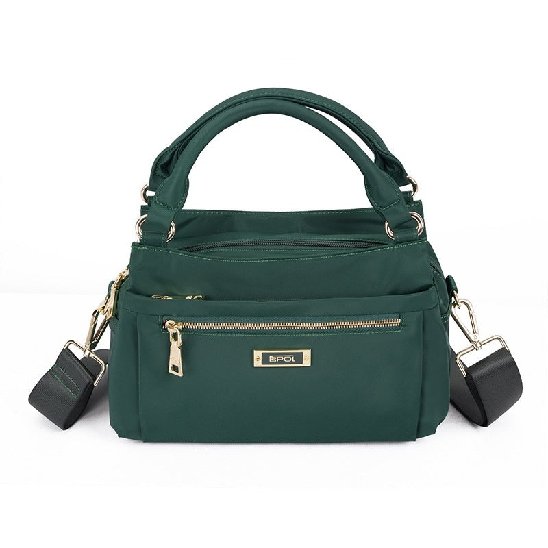 Women's Large Capacity Crossbody Shoulder Bag - Oxford Cloth Multi-Pocket Everyday Bag