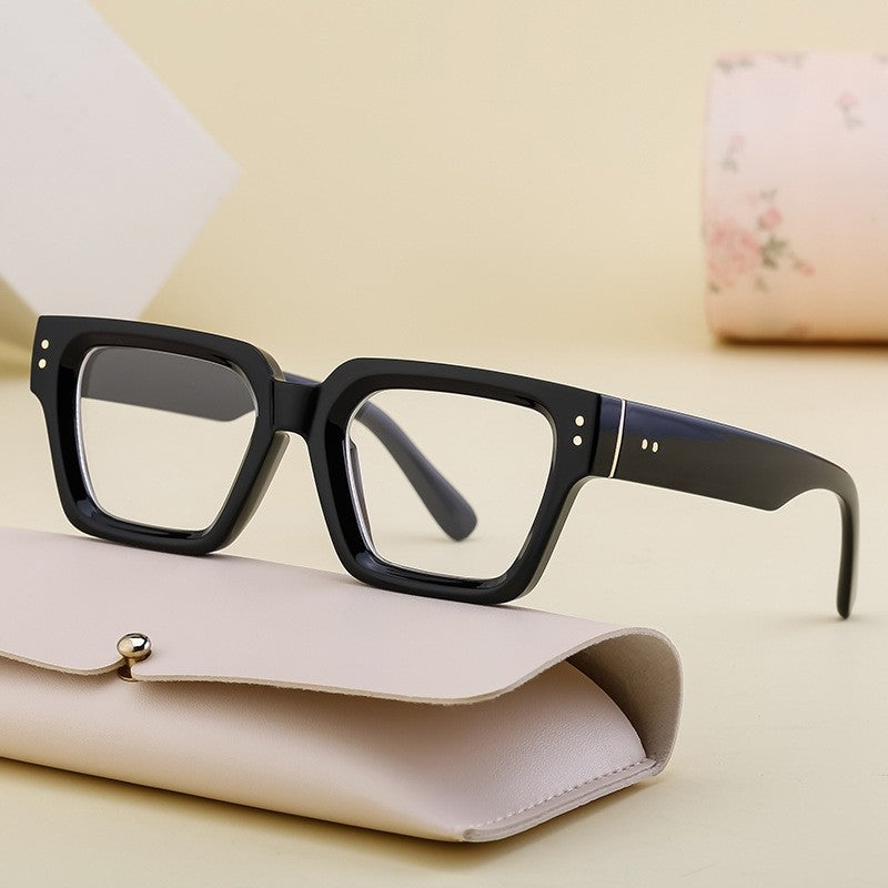 Unisex Fashionable Square Frame Flat Mirror