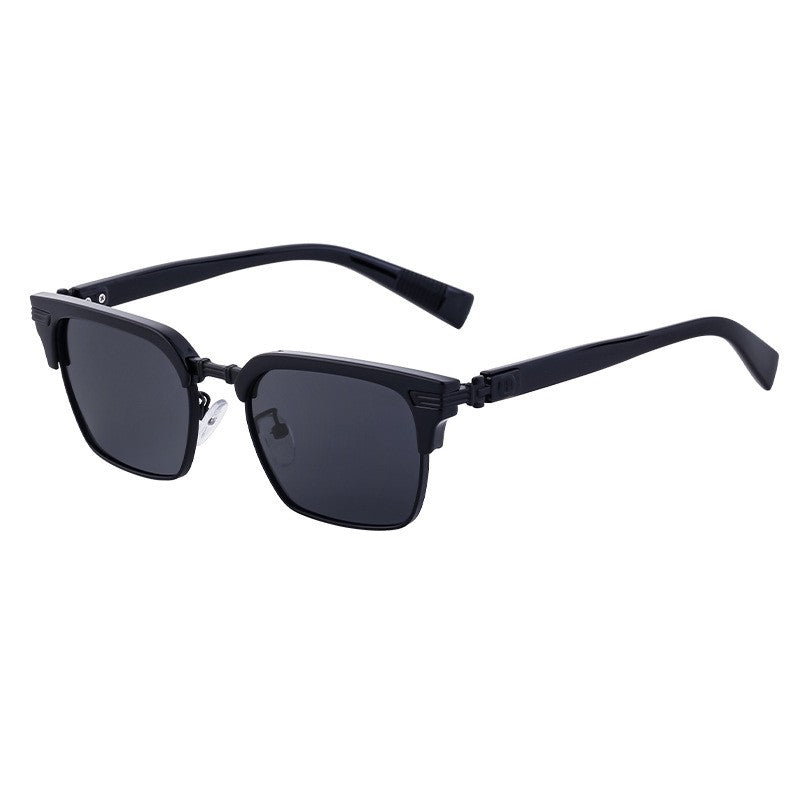 Men's Vintage Polarized Brow Bar Sunglasses