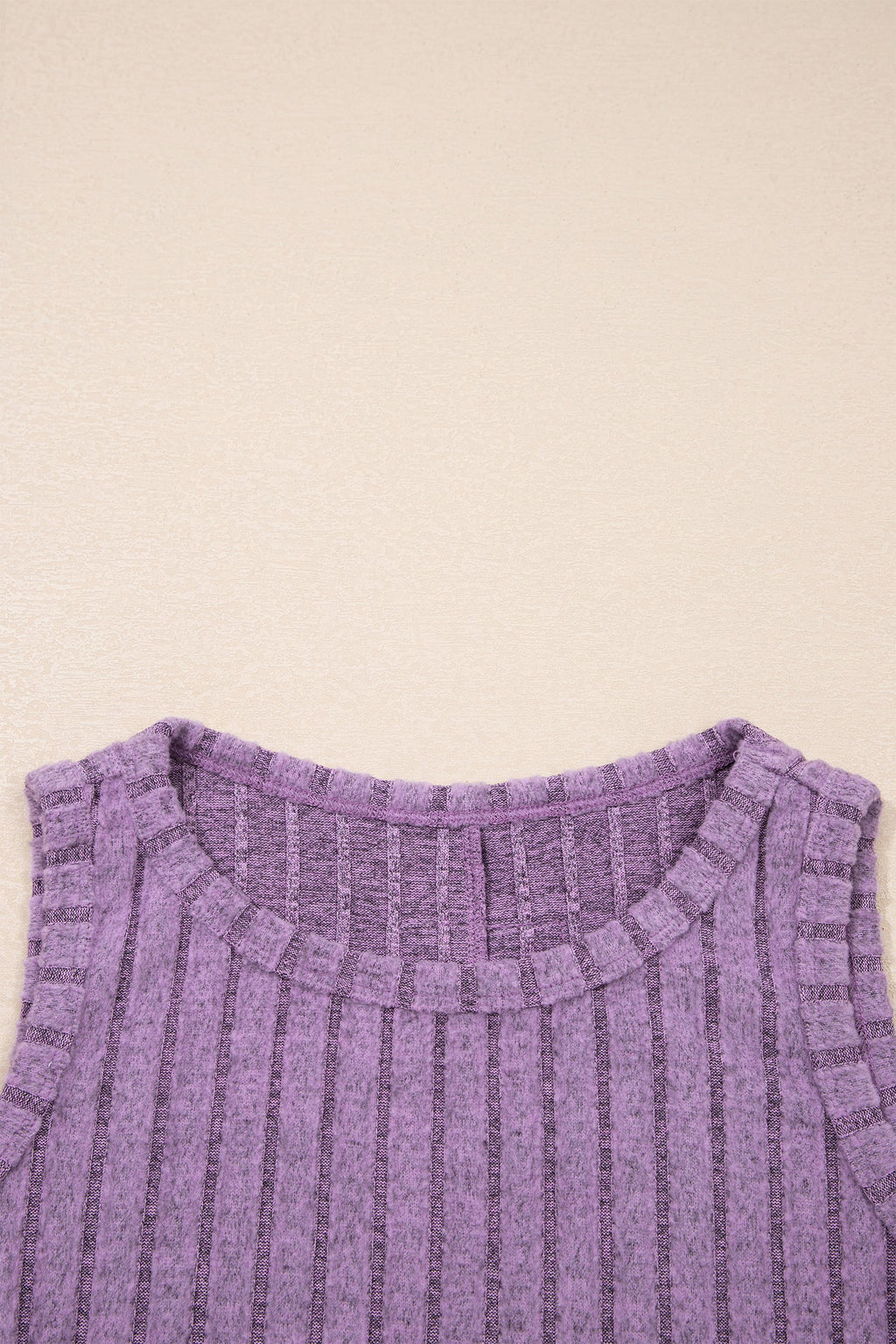 Phalaenopsis Slim Ribbed Mineral Wash Tank Top