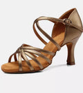 Women's Professional Latin Dance Heels - Ballroom Salsa Cha-Cha Performance Shoes