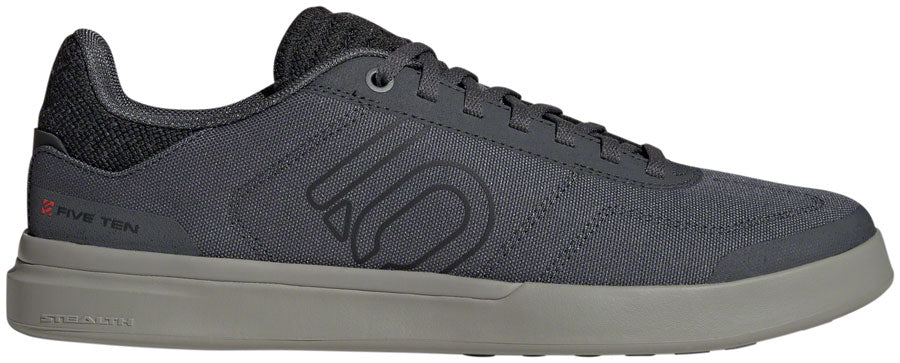 Five Ten Sleuth DLX Canvas Flat Shoes - Men's Gray Six/Core BLK/Olive Strata 12.5