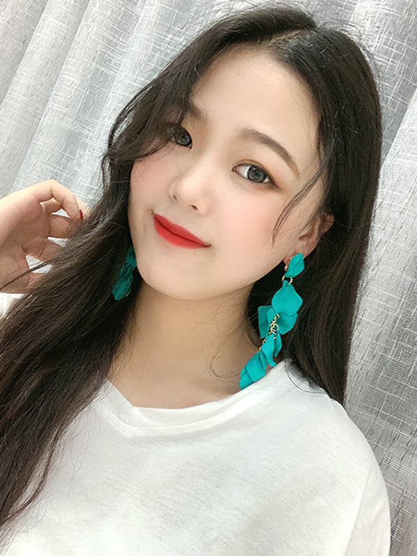 Chic Tasseled Acrylic Earrings