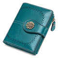 Anti-Theft RFID Blocking Leather Card Holder Wallet
