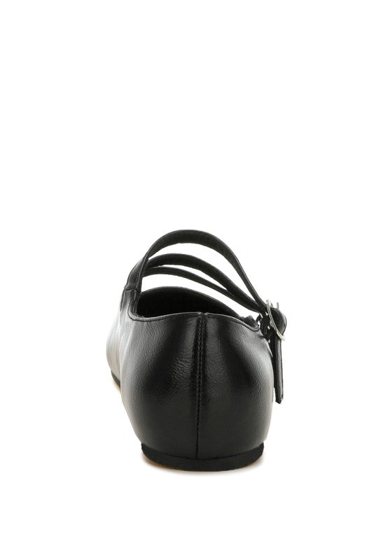 Macarina Triple Strap Mary Jane Ballerinas