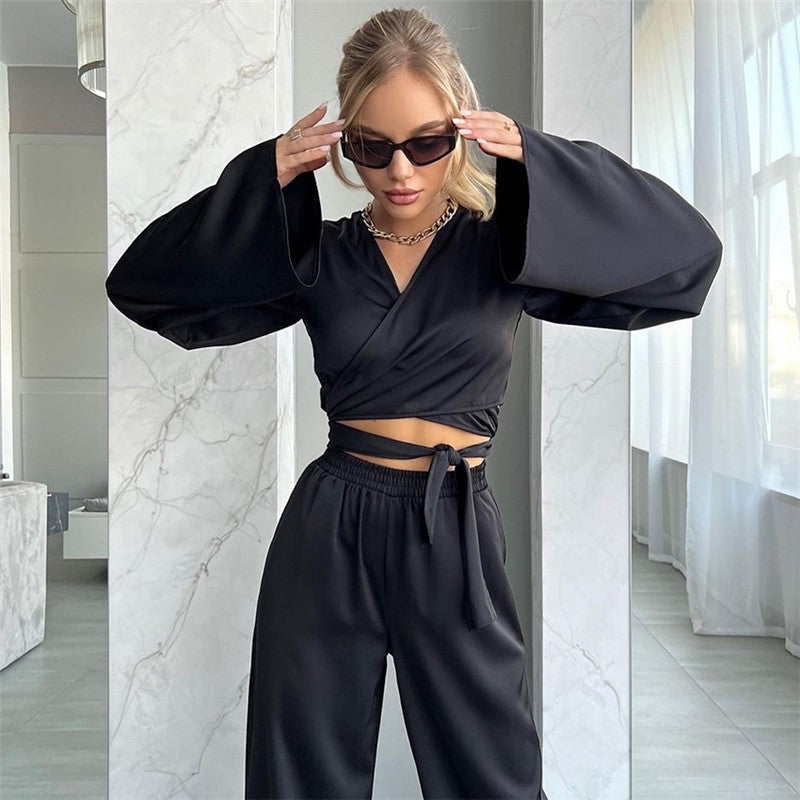 Long Sleeve Long Pants Pajama Set - Cozy Sleepwear Ensemble for Chilly Nights