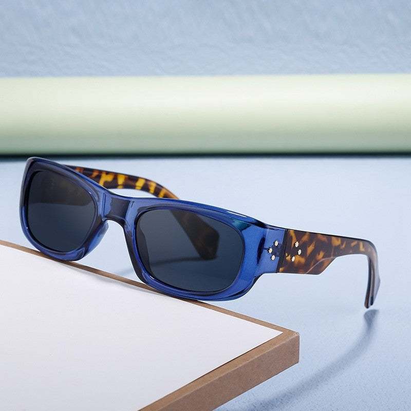 UV400 Unisex Full Square Frame Polarized Sun Protection Eyewear Sunglasses