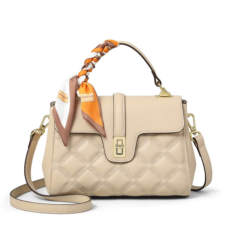 Large-Capacity Textured Tote Crossbody Bag – Structured Everyday Shoulder Bag